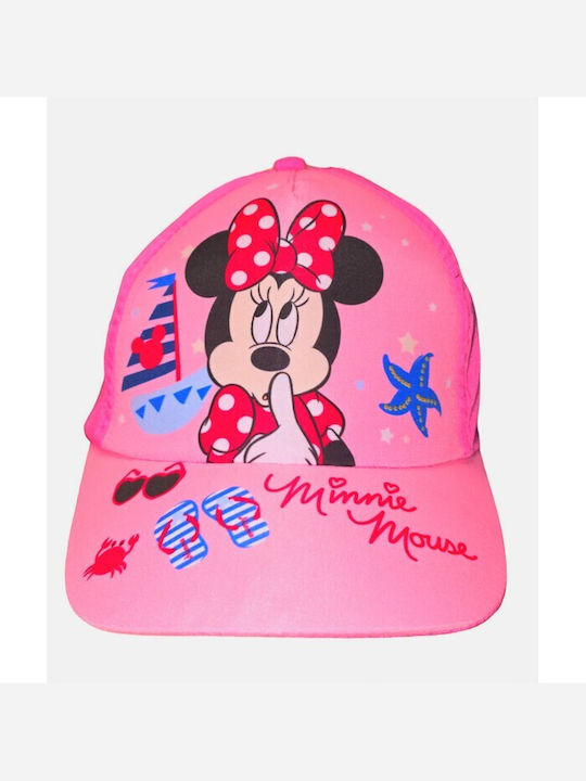 Disney Kids' Hat Jockey Fabric Sunscreen Pink