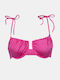 Rock Club Underwire Bikini Swim Top Fuchsia