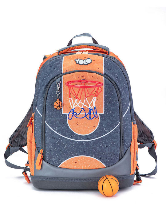 Kinder Schulranzen Basketball +6 Jahre 41x30x20cm Yolo