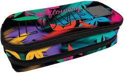 Oval Barrel Pencil Case Xscape Flowers 249343 Graffiti