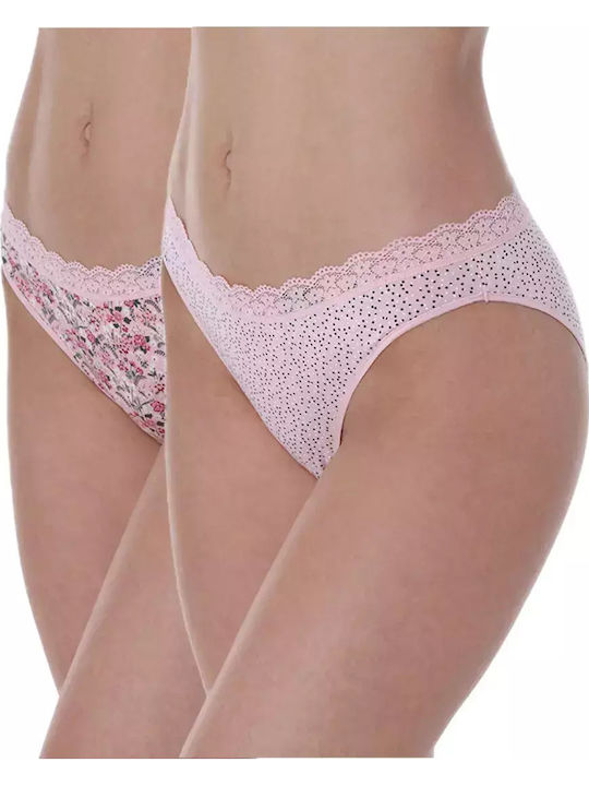 Apple Boxer Damen Slip 2Pack Rosa