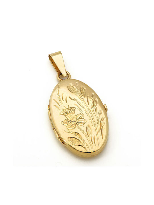 Gold Photo Locket 14 Karat 45155-tj1