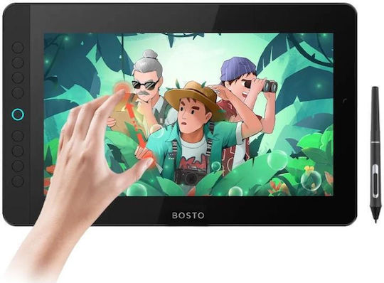 Bosto Bt-12hdk-t Графичен таблет без дисплей 11.6" Черен