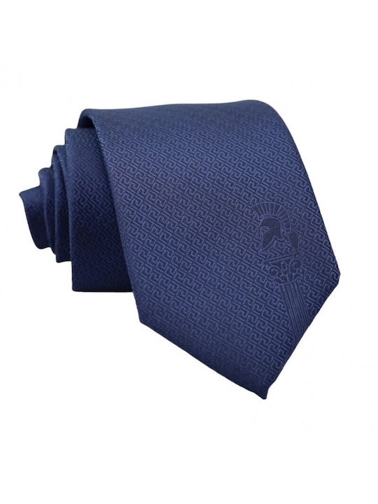 Marineblaue Maianndros antiker griechischer Krawatte 8cm