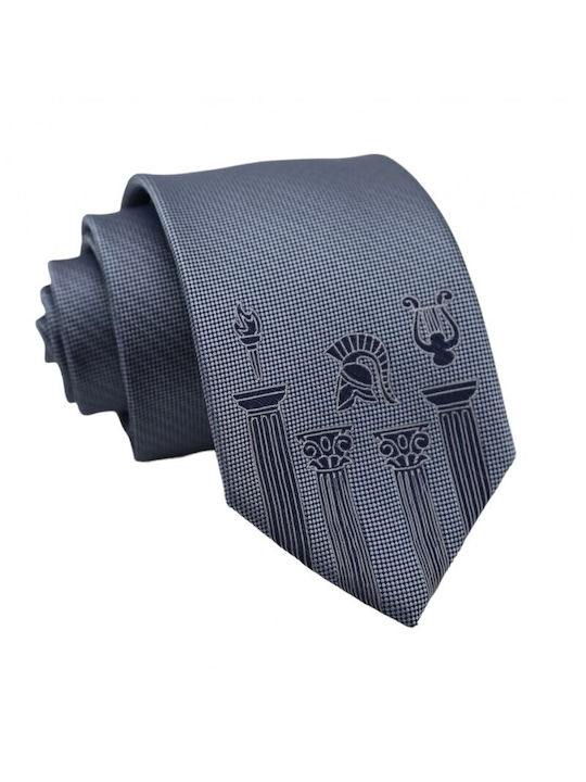 Krawatte Dunkelgrau Antikes Griechenland 8cm