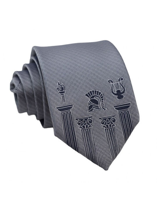 Graue antike griechische Krawatte 8cm