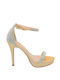 Morena Spain Damen Sandalen mit hohem Absatz in Gold Farbe