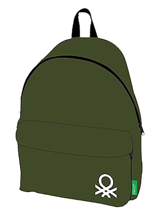 Khaki Rucksack United Colors Benetton 41x30x17cm Benetton - 50-3349