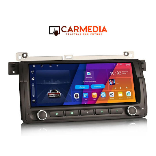 Carmedia Car Audio System for BMW Series 3 (E46) 1998-2005 (Bluetooth/USB/WiFi/GPS/Apple-Carplay/Android-Auto) with Touch Screen 8.8"