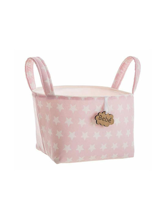 BigBuy Nursery Storage Basket Pink