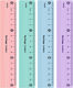 Berlingo Plastic Ruler 15cm Multicolour