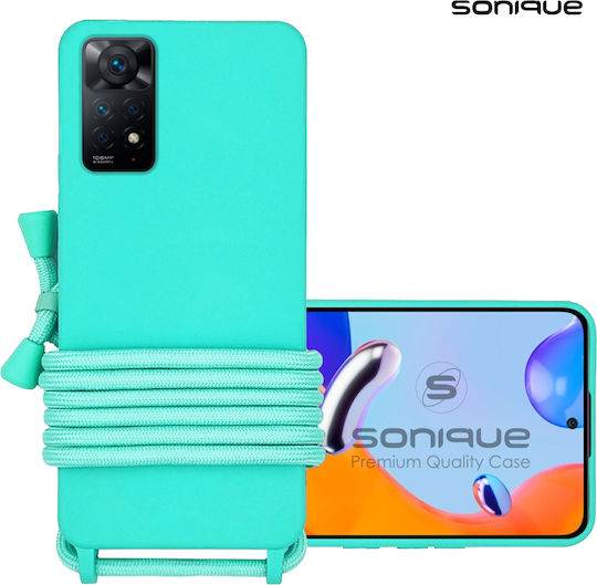 Θήκη Σιλικόνης Κορδόνι Carryhang Sonique Xiaomi Redmi Note 11 Pro 4g/5g Redmi Note 12 Pro 4g Γαλάζιο