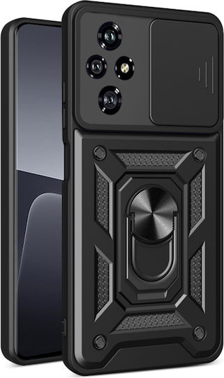 Techsuit Camshield Umschlag Rückseite Kunststoff / Silikon Schwarz (Honor 200 - OEM)
