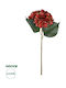 Künstlicher Dekorative Zweigstelle Hortensie Rote 47cm in Box GloboStar