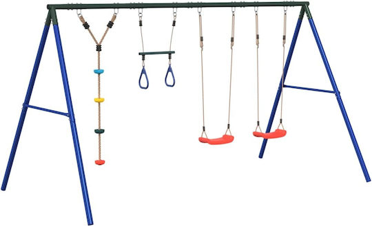 vidaXL Metal Double Swing Tray 341x185x185cm Multicolour