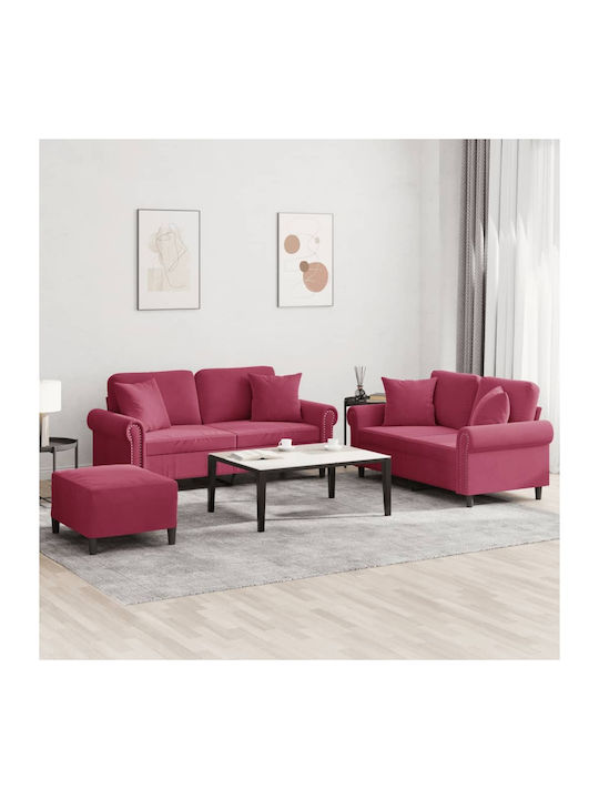 Σετ Σαλονιού 3-Sitzer & 2-Sitzer & Hocker