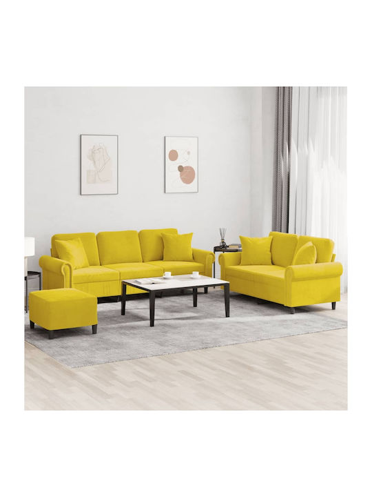 Σετ Σαλονιού 3-Sitzer & 2-Sitzer & Hocker