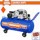 Wadfow Einphasig Luftkompressor 83dB mit Leistung 4hp und Lufttank 200Es WAP4R22