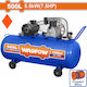 Wadfow Τριφασικό Κομπρεσέρ Αέρος 83dB με Ισχύ 7.5hp και Αεροφυλάκιο 500lt