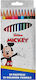 Colored Pencils Set = 12 Colors Mickey Disney