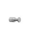 Karag Moderno Άγκιστρο Μπάνιου Μονό με Βίδες ​1.6x1.6cm Ασημί
