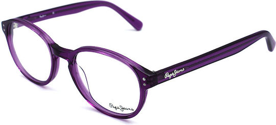 Pepe Jeans Kunststoff Brillenrahmen Lila PJ3058-C4