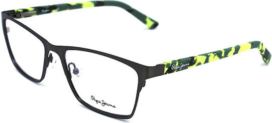 Pepe Jeans Alistair Metallisch Brillenrahmen Schwarz PJ1224-C4