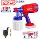 Emtop ELSG2003 Pistol de vopsit electric 20V cu recipient de 0.8lt