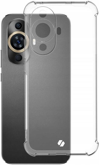 Spacecase Anti-shock Back Cover Σιλικόνης 1mm με Λουράκι Διάφανο (Huawei Nova 12s)