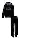 Kids Sweatpants Set Black 2pcs