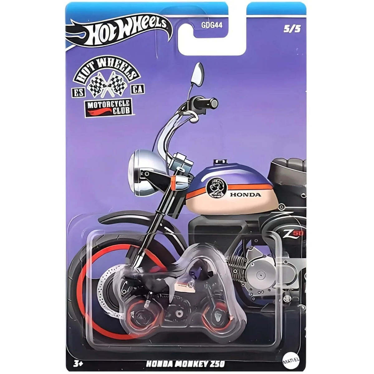 【6台セット】Hot Wheels Honda Monkey Z50コレクション HOT WHEELS HONDA MONKEY Z50 MOTORCYCLE CLUB (194735184873