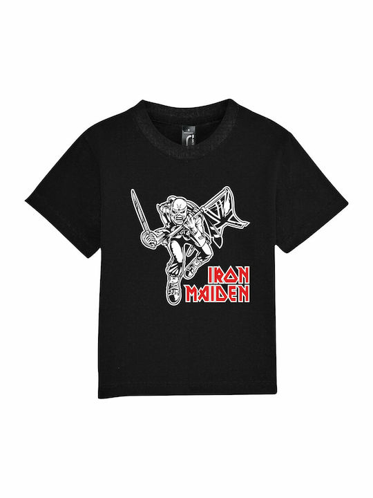 Παιδικό T-shirt Black Iron Maiden, The Trooper