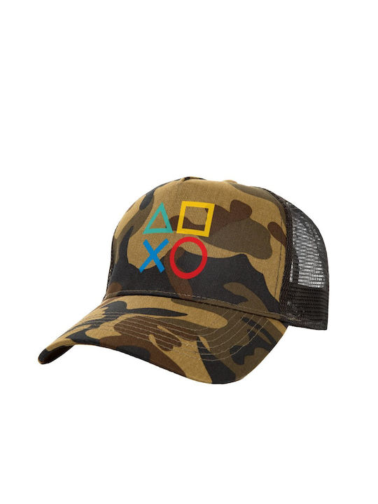 Koupakoupa Gaming Symbols Jockey с мрежа Каки Camo