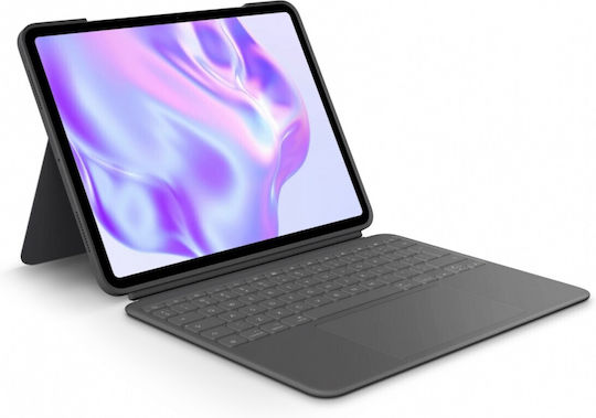 Logitech Combo Touch Flip Cover Γκρι (iPad Pro 2024 13")
