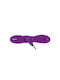 Bergal Sneaker Laces Neon Purple 090cm Φωσφοριζε Κορδονια Πλακε 90 Εκατοστα Χρωμα Μοβ Πλάτος 7 Mm Κατασκευασμένο Ανθεκτικό Πολυεστέρα
