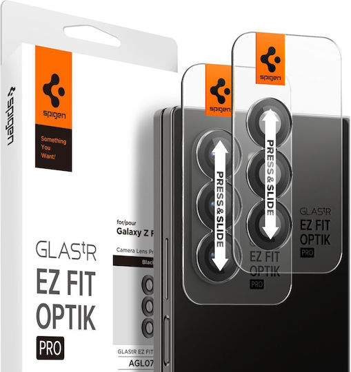 Spigen Optik Pro EZ Fit Camera Protection Tempered Glass Black for the Galaxy Z Fold 6