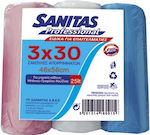 Trash Bags Capacity 25lt 56x46cm 3 Rolls Multicolored