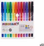 Multicolored Pen Set 12 Units