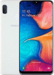 Samsung Galaxy A20e (3GB/32GB) Alb Refurbished Grade Magazin online