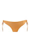 Bikini Slip with Laces Gold