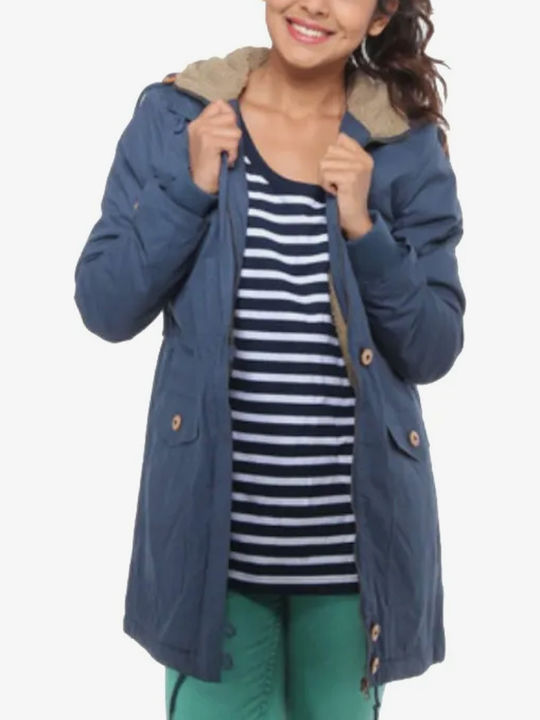 Iriedaily Jacke Parka Steelblue