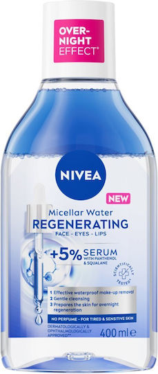 Nivea Regenerating Micellar Water Αφαίρεσης Μακιγιάζ Προσώπου 400ml