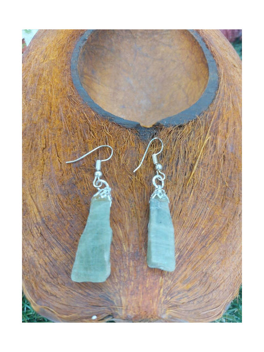 Green Cyanite Earrings