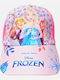 Disney Παιδικό Καπέλο Jockey Υφασμάτινο Frozen Ροζ