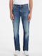 Pantalon De Blugi Pentru Bărbați Straight Albastru