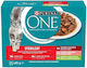 Purina One One Sterilcat Wet Food for Adult Cats in Pouches with Beef Gluten-Free 12x85gr