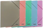 Skag Elastic PP File Folder 25x35 Pastel 5 Different Colors