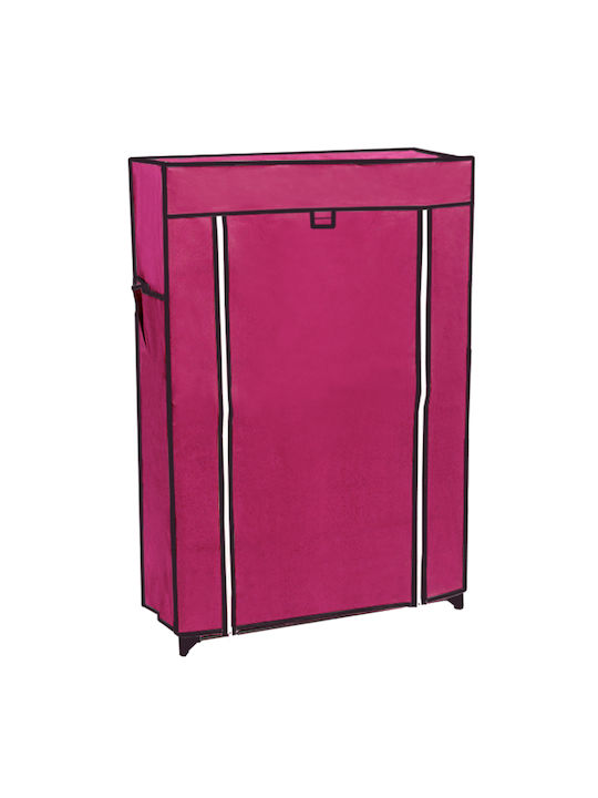 Suport pentru pantofi cu 4 Rafturi Fuchsia L58xW28xH83cm