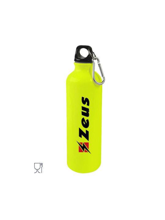 Zeus Wasserflasche Aluminium 770ml Gelb