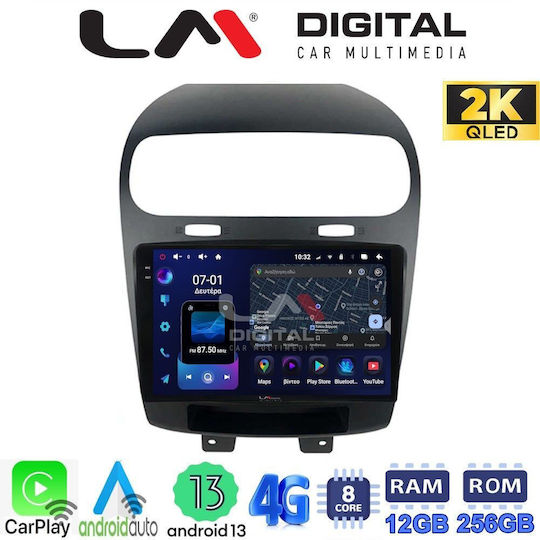 LM Digital Ηχοσύστημα Αυτοκινήτου για Fiat Freemont 2008> (Bluetooth/USB/WiFi/GPS/Apple-Carplay/Android-Auto)